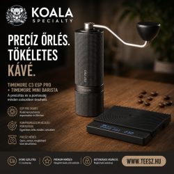   Timemore C3 ESP Pro kávéőrlő + Mini espresszó barista mérleg