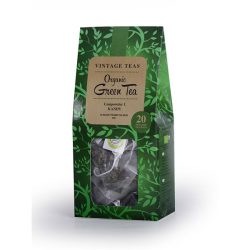 Vintage Teas Bio zöld tea 20 db piramis szűrő 50 g
