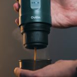 Outin - Nano Espresso készítő * Nespresso kapszula kompatibilis - kékeszöld