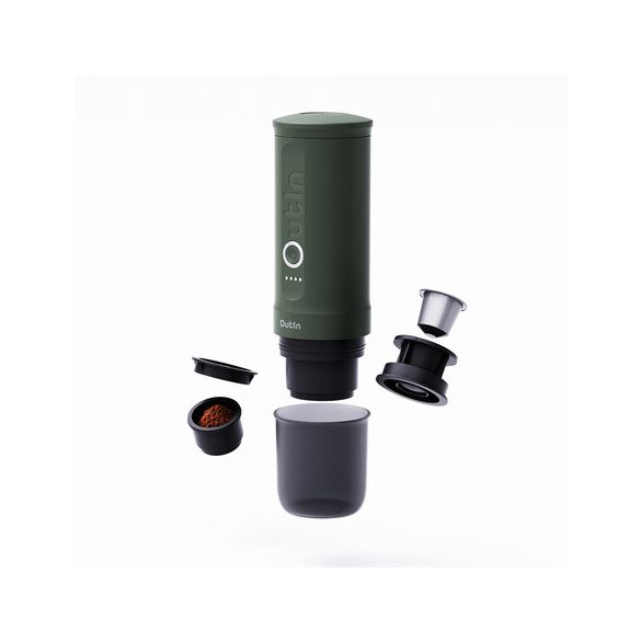 Outin - Nano Espresso készítő * Nespresso kapszula kompatibilis - erdei zöld